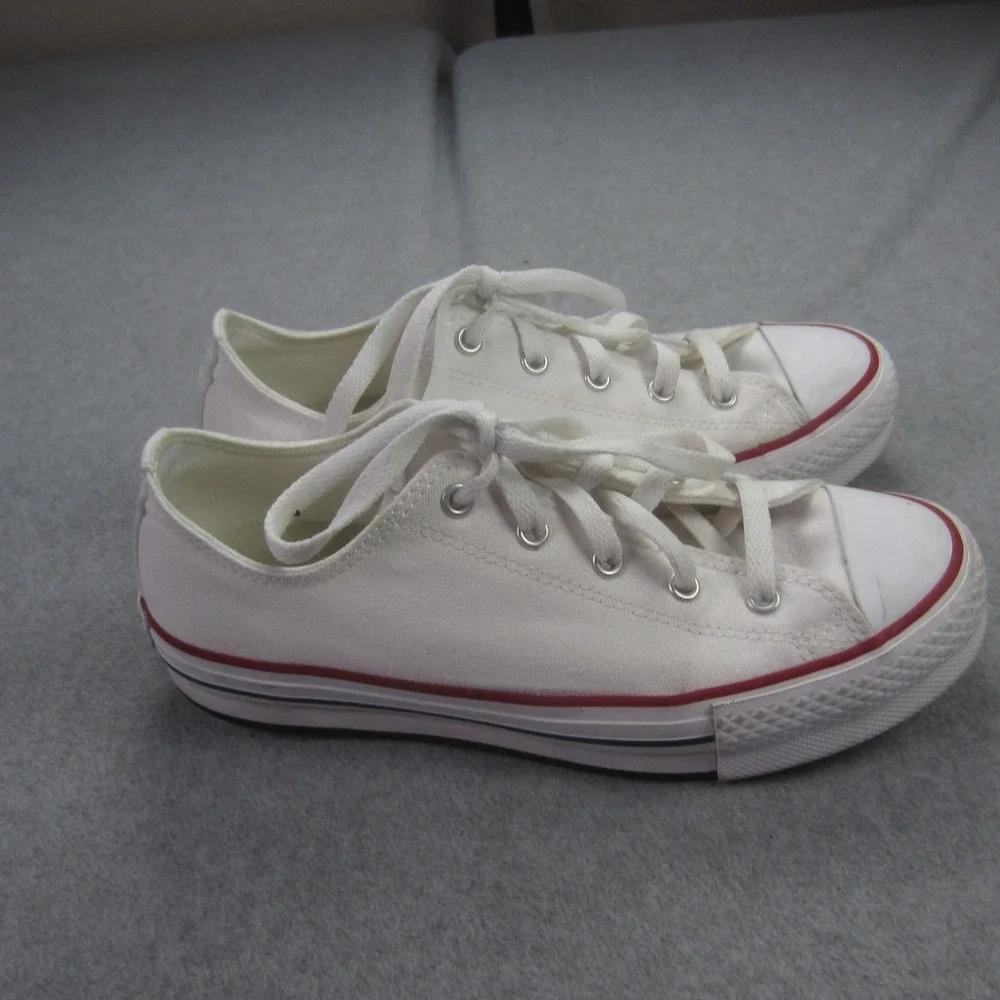 Converse All Star Shoes Youth 5.5 White Chuck Taylor‎ Low Top Canvas Sneakers
